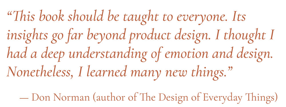 Don Norman quote: 'This book should be taught to everyone.'
